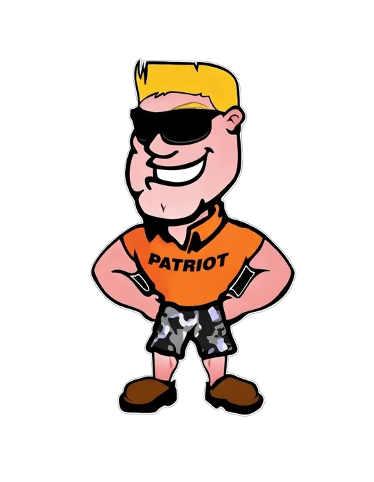 Patriot Pavement Mascot