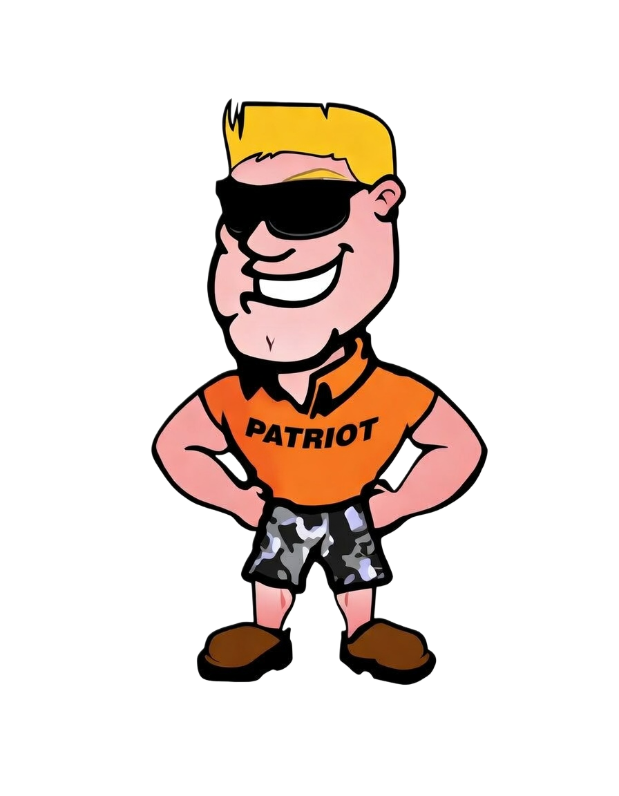 Patriot Pavement Mascot