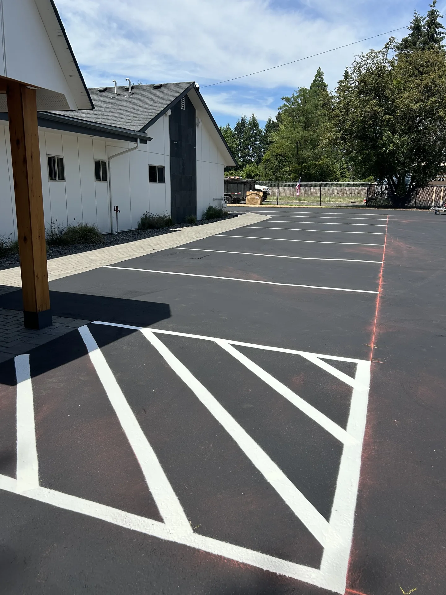 Stall Line Striping
